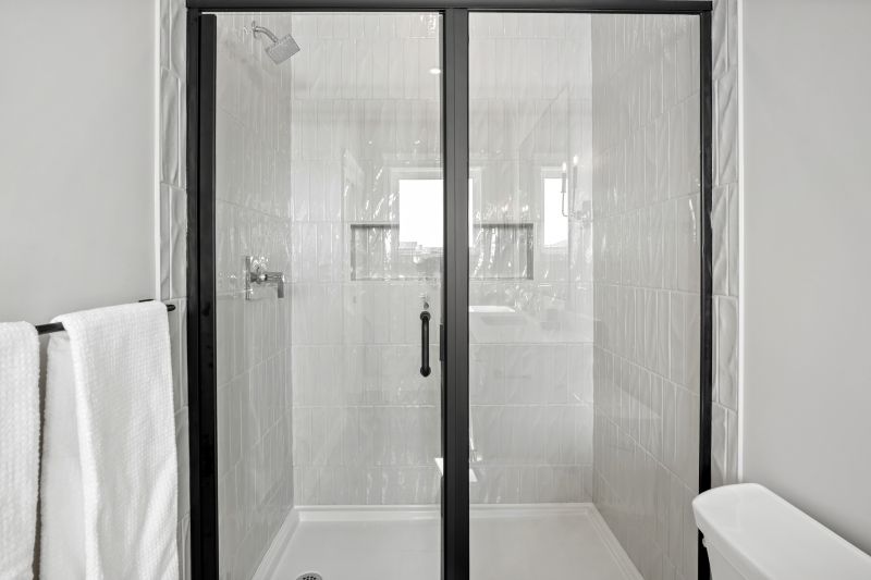 Shower with Glass Doors